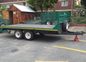 4m Double Axle Flatbed Trailer 4m Double Axle Flatbed Trailer